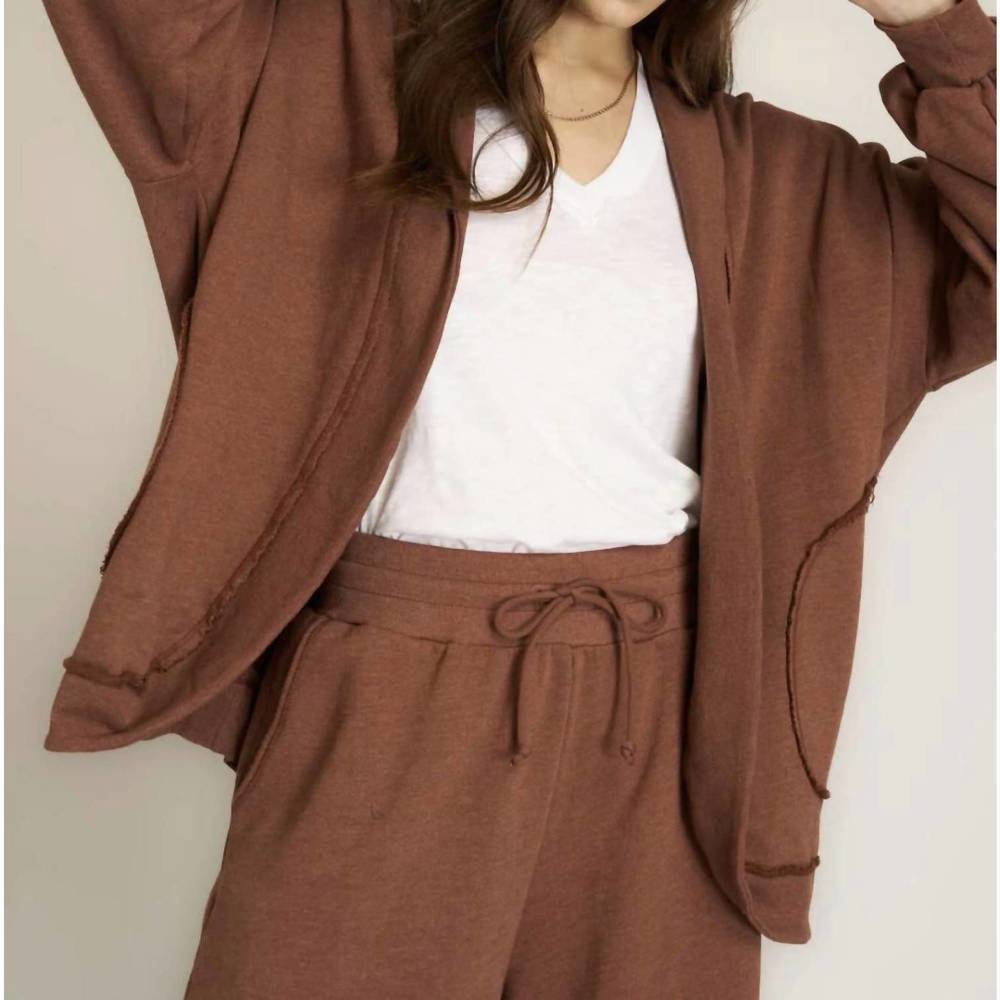 NEW PROJECT SOCIAL T nigel jacket in russett brown